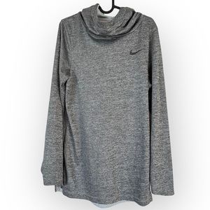 NIKE DRI-FIT HOODED SWEATSHIRT Women's Size‎ S Gray